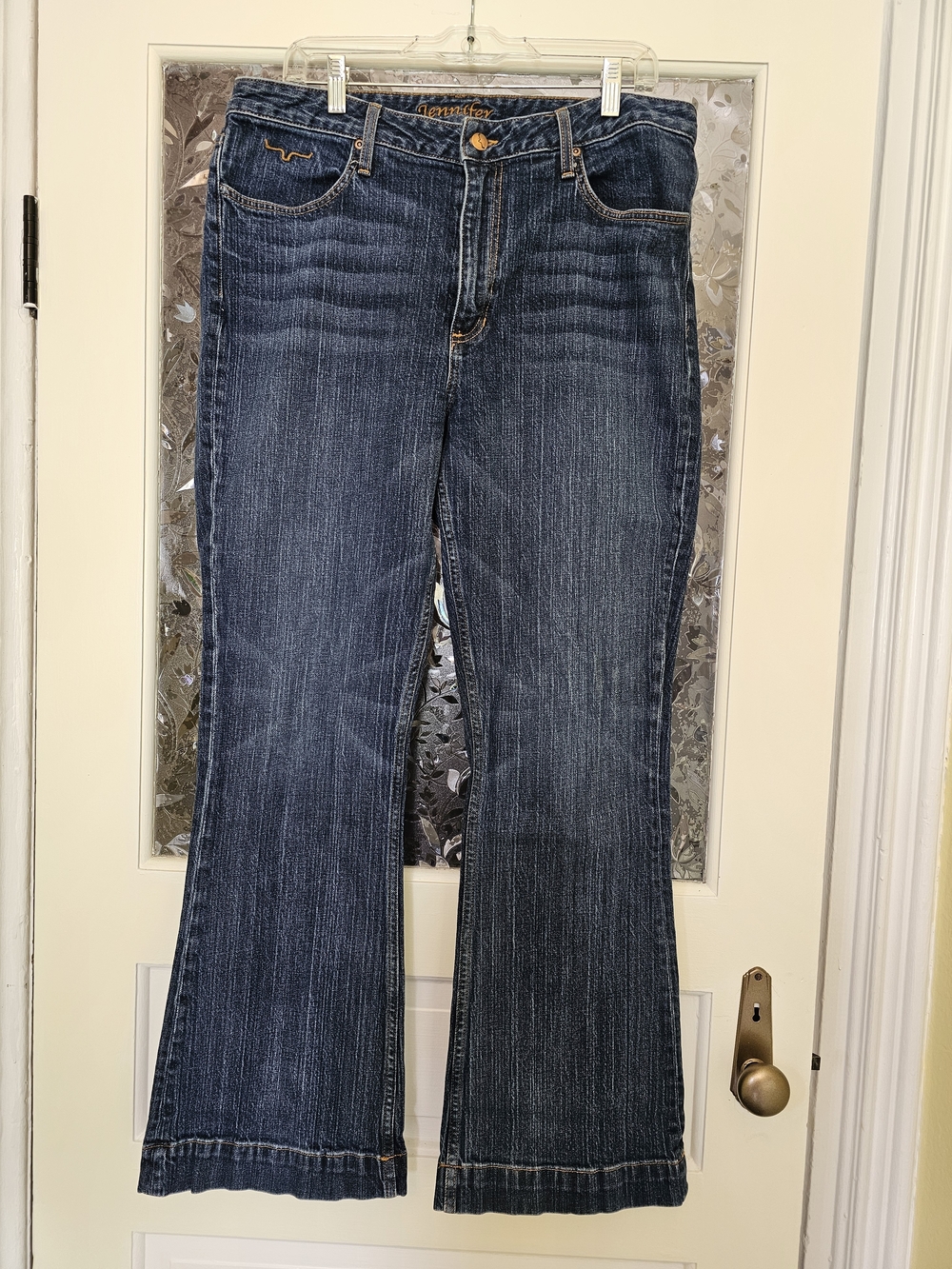Kimes Ranch Dark Blue Flare Jeans